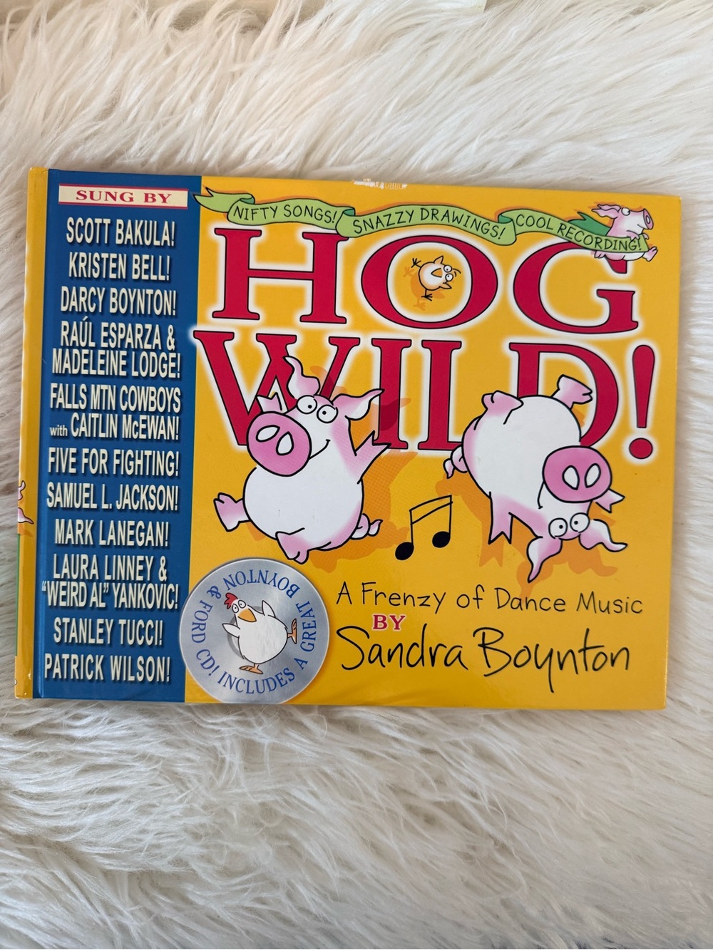 💫10/$25 • Hog Wild A Frenzy Of Dance Music by Sandra Boynton